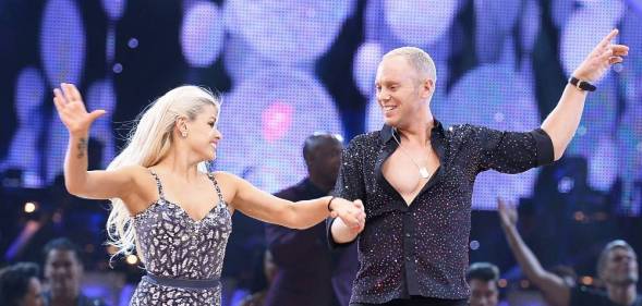 Judge Rinder and Strictly Come Dancing partner Oksana Platero