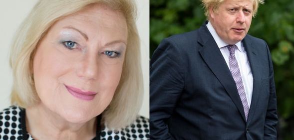 Carolyn Mercer and Boris Johnson