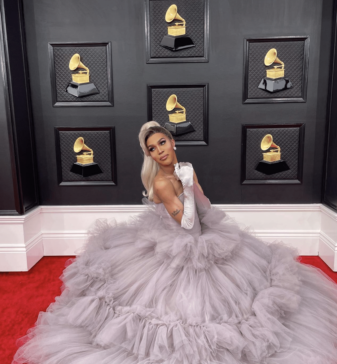 Trinity K. Bonet attends the 64th Annual GRAMMY Awards in 2022