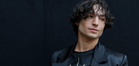 Ezra Miller attends the Vivienne Westwood show