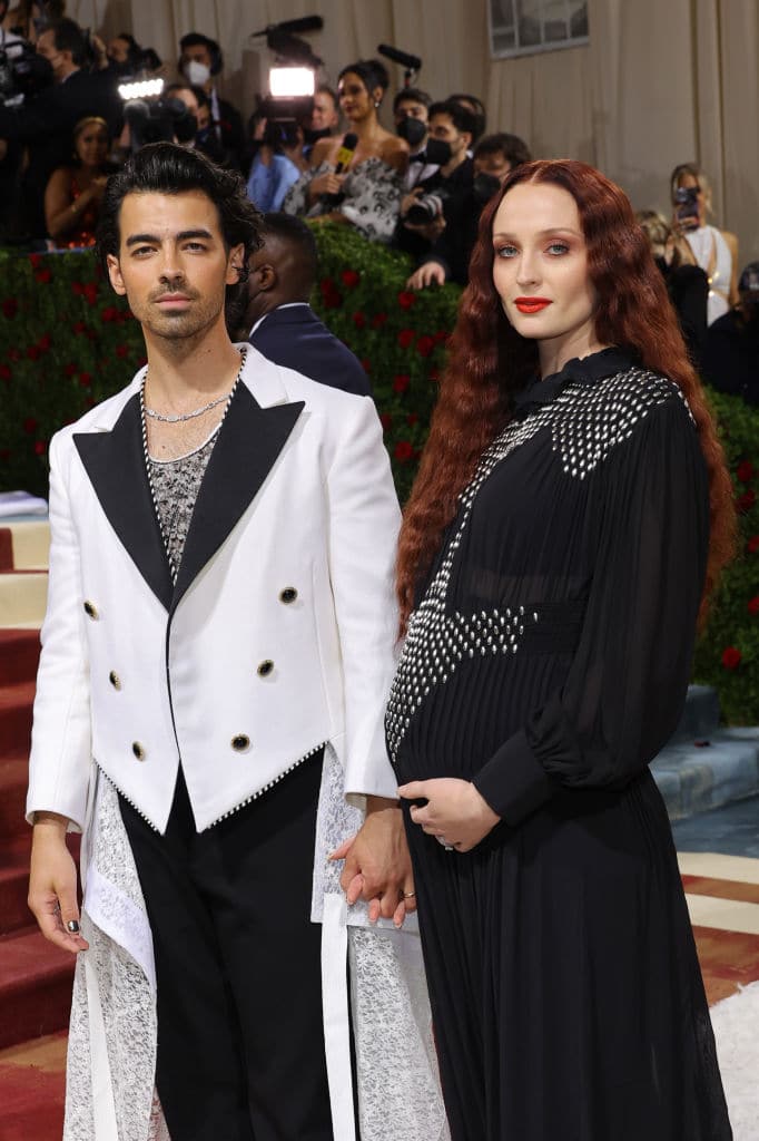 Joe Jonas and Sophie Turner attend The 2022 Met Gala. 