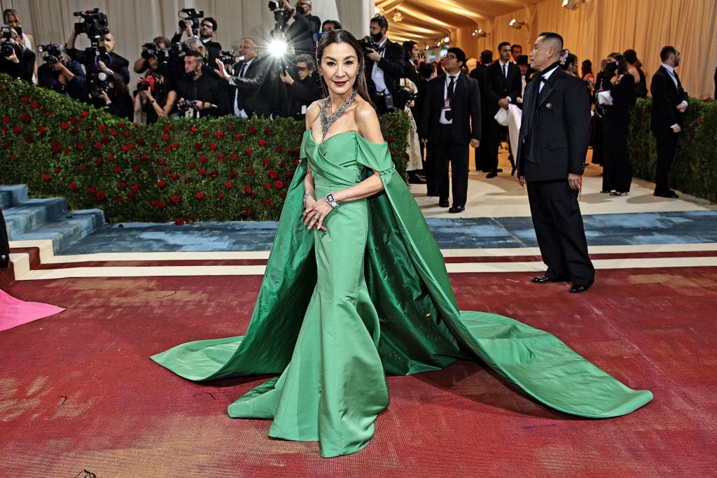 Michelle Yeoh attends The 2022 Met Gala Celebrating "In America: An Anthology of Fashion".