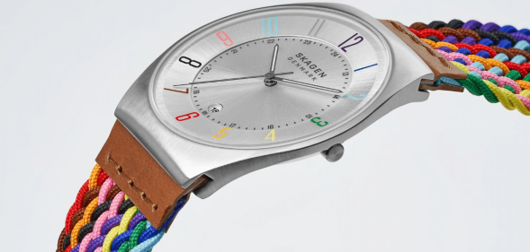 Skagen release its 2022 Pride collection with 100 percent of proceeds going to InterPride.