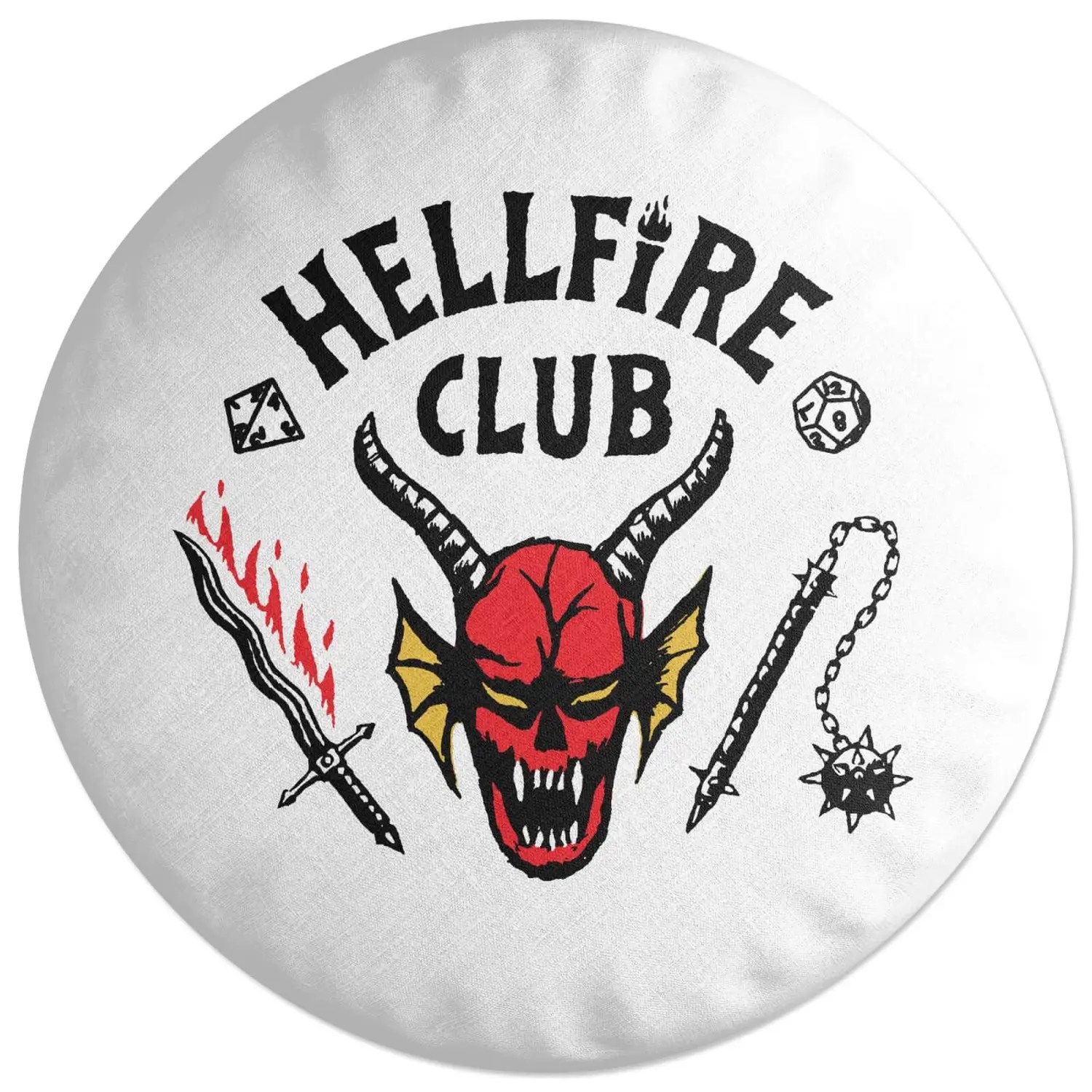 A Hellfire Club cushion.