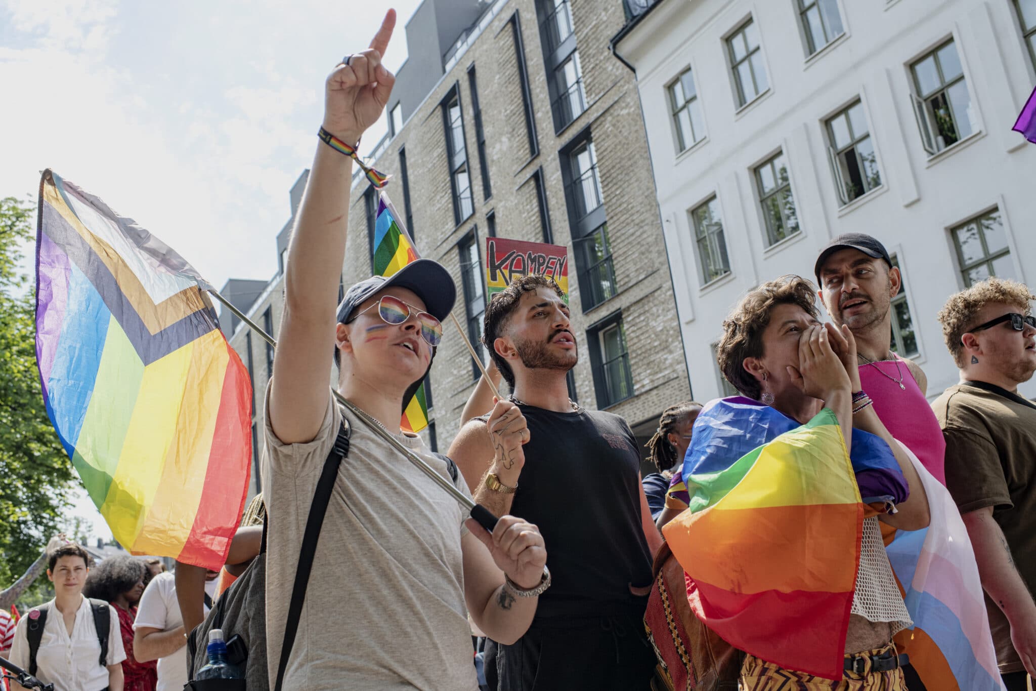 Oslo shooting: LGBTQ Norwegians stage 'spontaneous Pride parade'