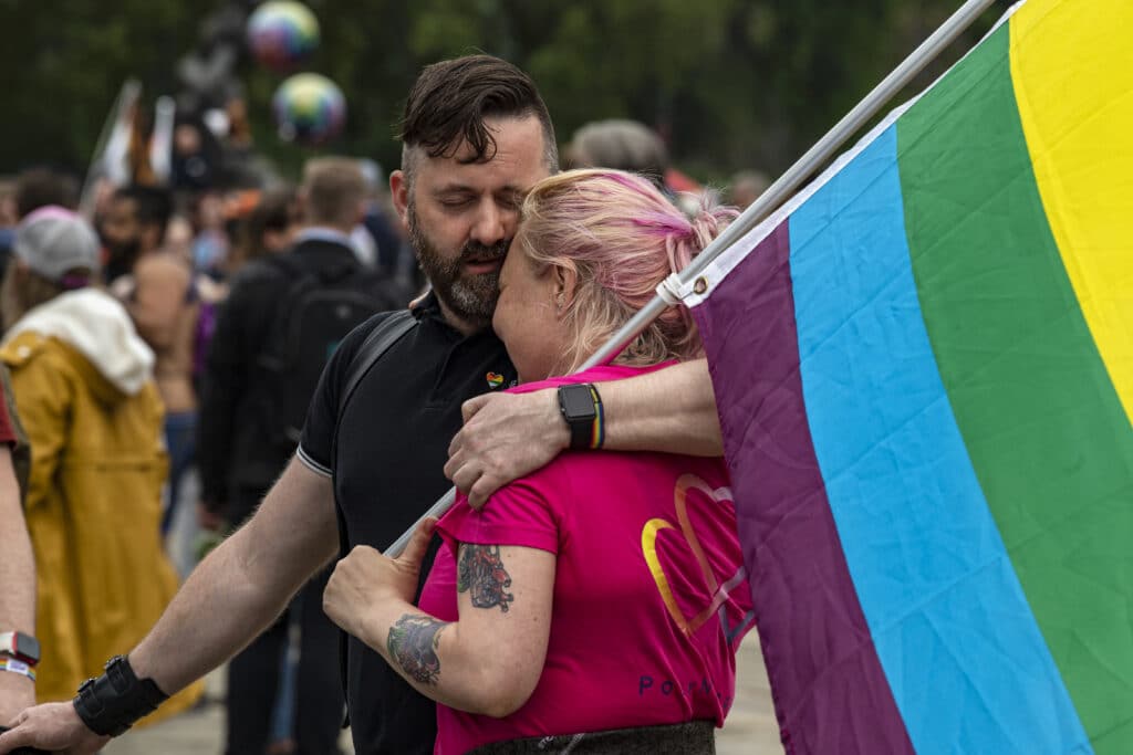 Oslo holds LGBTQ+ rally after deadly shooting in defiance of fearful police