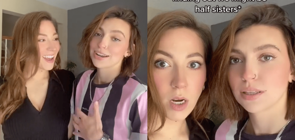 Lesbian couple on TikTok find out they might be half-sisters