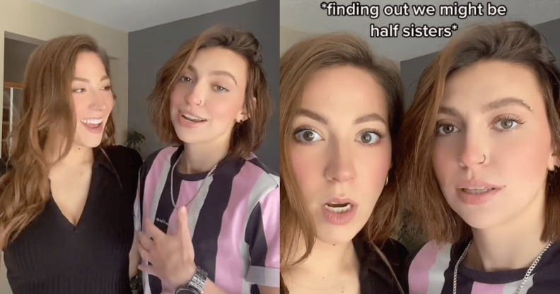 Sexy And Beautiful Sister Selpeeng Video - Lesbian couple fear they could be related after revelation from their mums