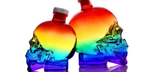 Crystal Head Vodka has released its limited edition rainbow skull bottle for Pride Month.