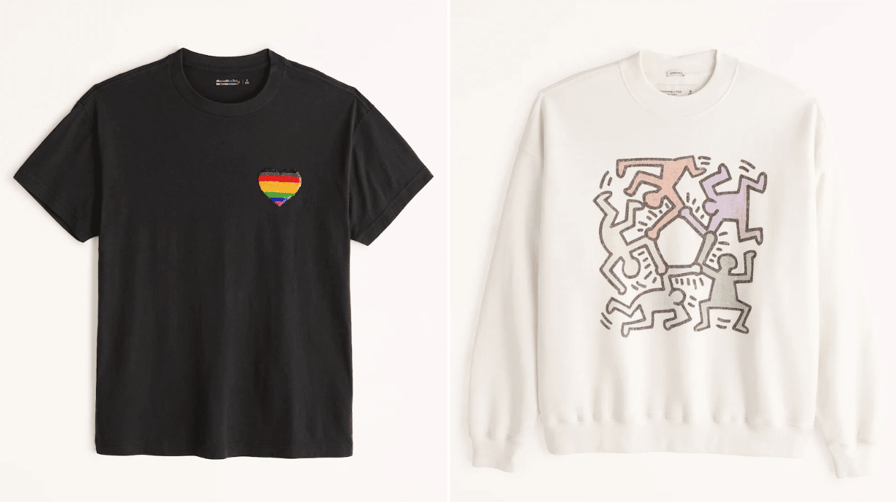 The apparel range has been co-designed with The Trevor Project and is size and gender inclusive.