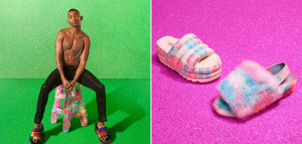 Ugg releases its apparel and slides collection to mark Pride Month.