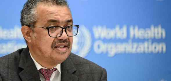 WHO director general Tedros Adhanom Ghebreyesus