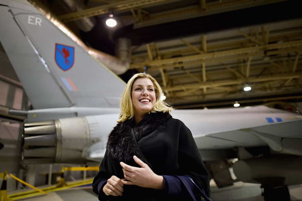 Penny Mordaunt visits RAF Lossiemouth on November 24, 2015. 