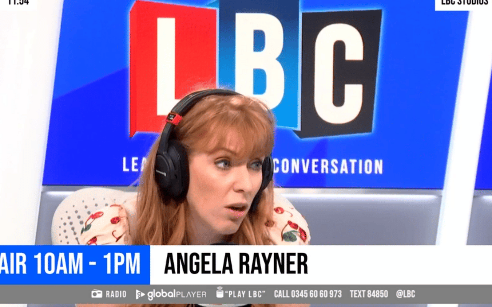 Angela Rayner talking on LBC