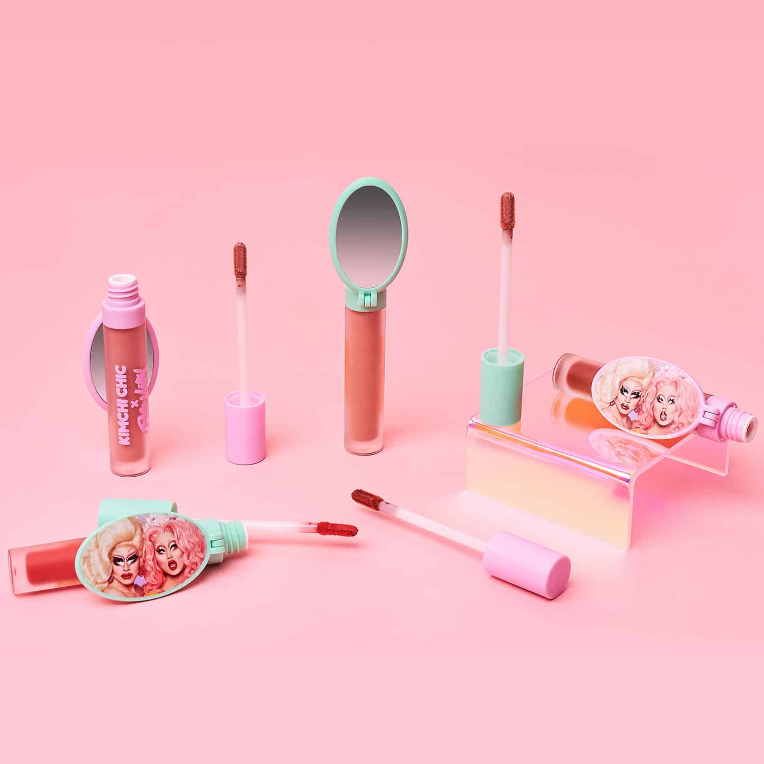 The limited edition collection by Kimchi x Trixie features 12 makeup products.