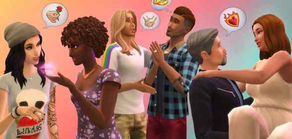 a diverse range of couples in the Sims 4