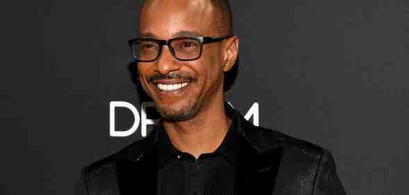 An image of Tevin Campbell wearing a suit at the annual Black Music Honours