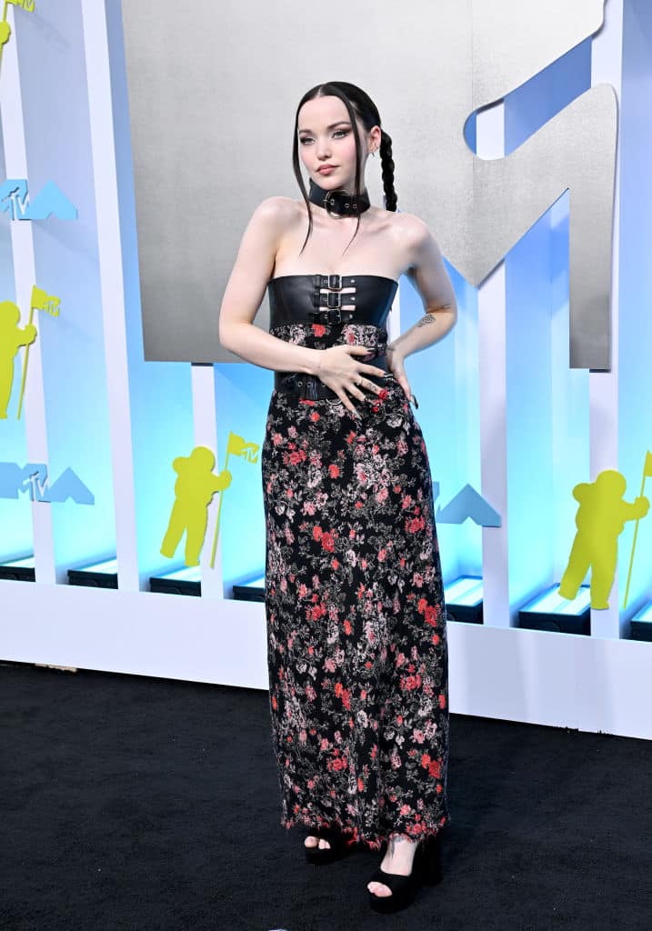 Dove Cameron attends the 2022 MTV Video Music Awards at Prudential Center on August 28, 2022 in Newark, New Jersey. 