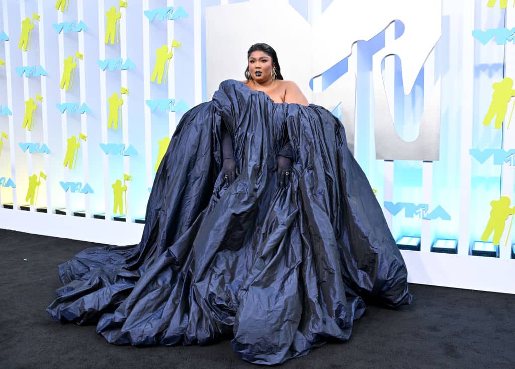 Lizzo attends the 2022 MTV Video Music Awards at Prudential Center on August 28, 2022 in Newark, New Jersey. 