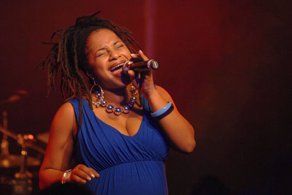 Imaani, first Black performer to represent the UK at Eurovision.