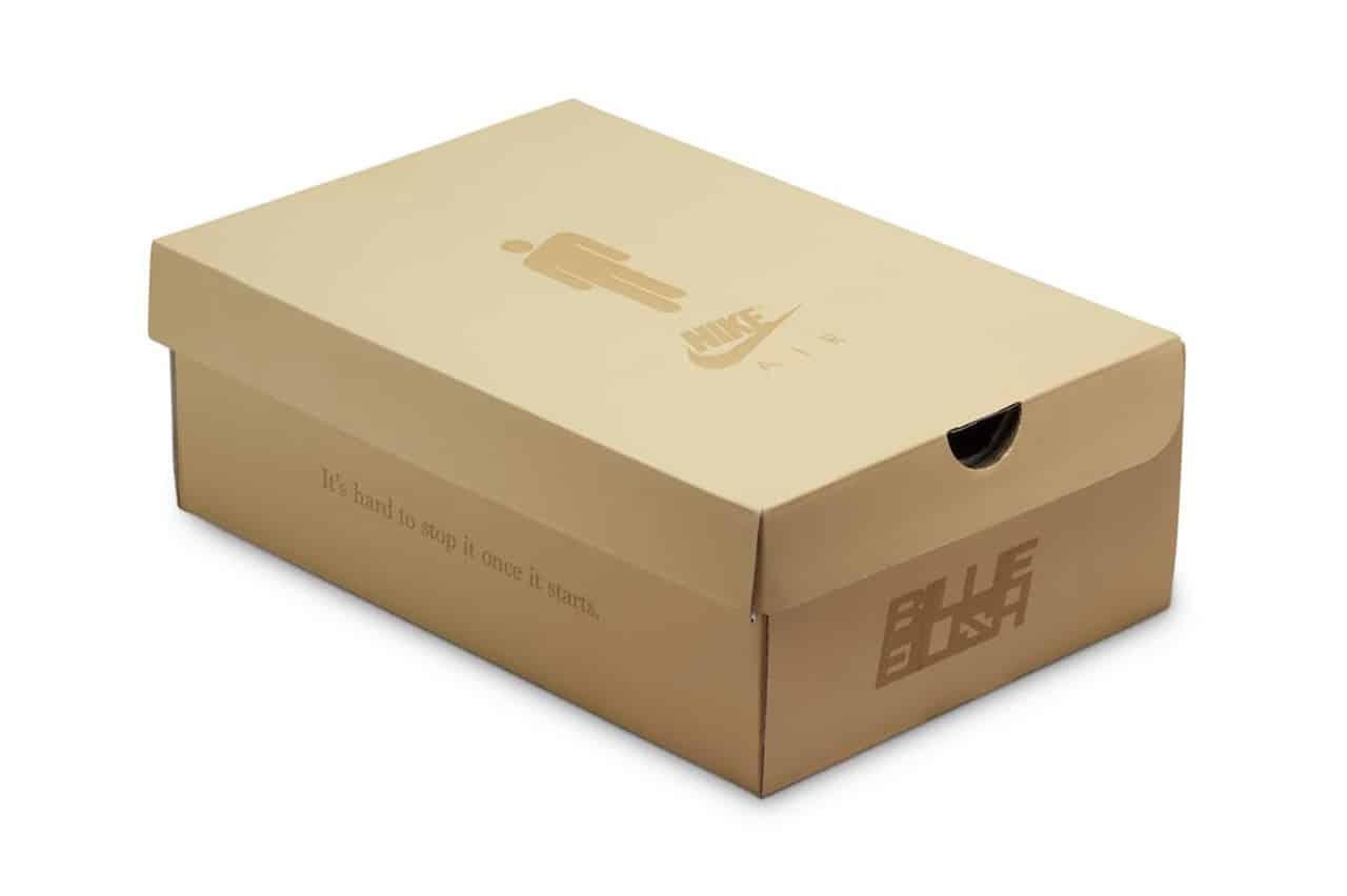 The shoes are also packaged in a Billie Eilish-branded box. (Nike)