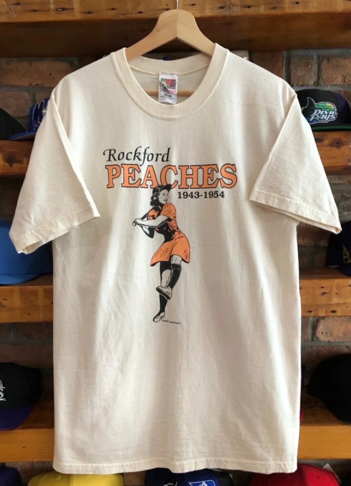 A Rockford Peaches t-shirt