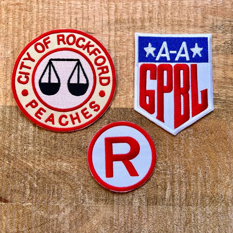 A League of Their Own-inspired patches. 