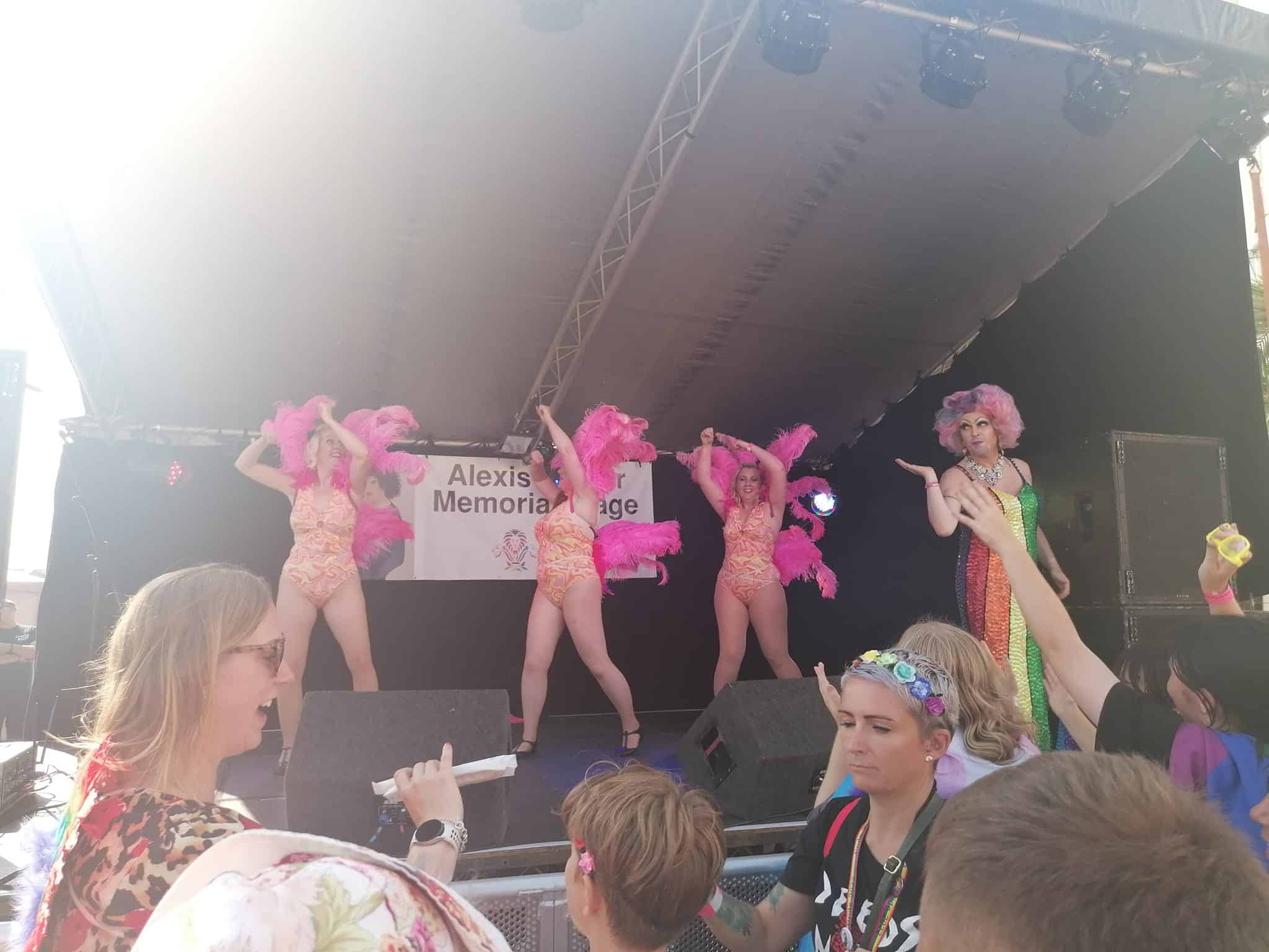 Drag queens take to the stage 