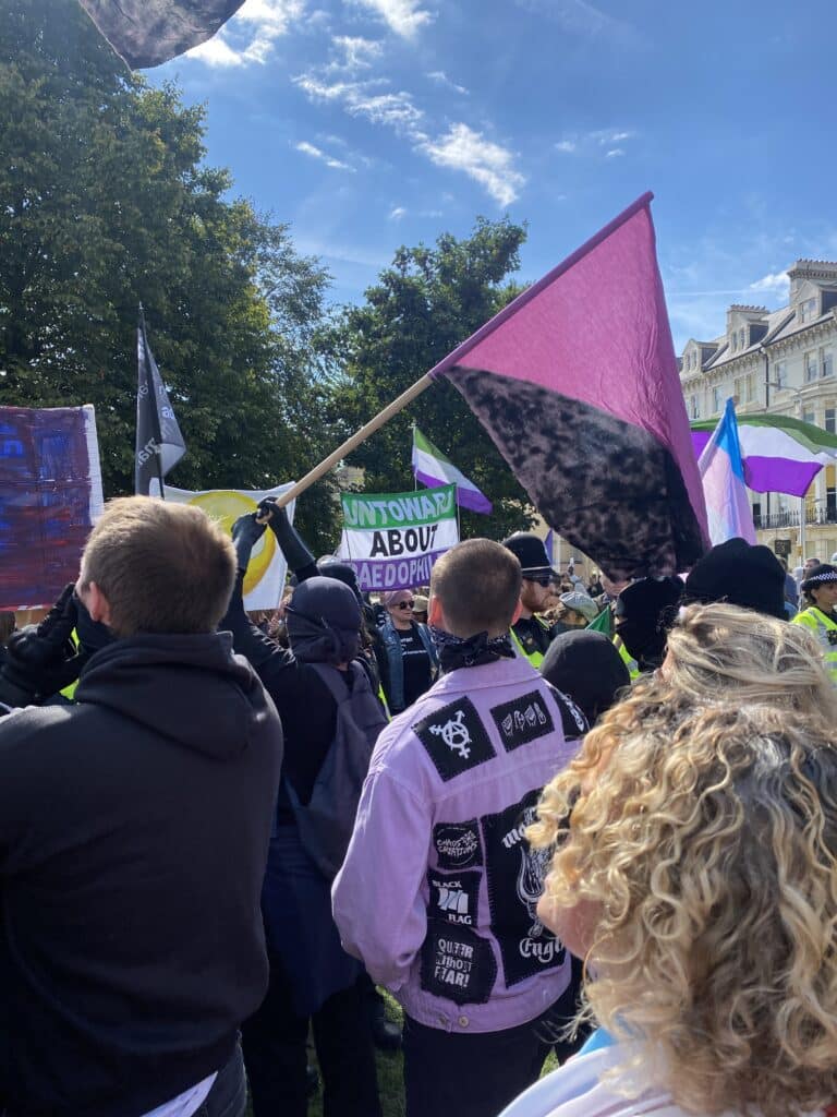 Protest in Brighton 