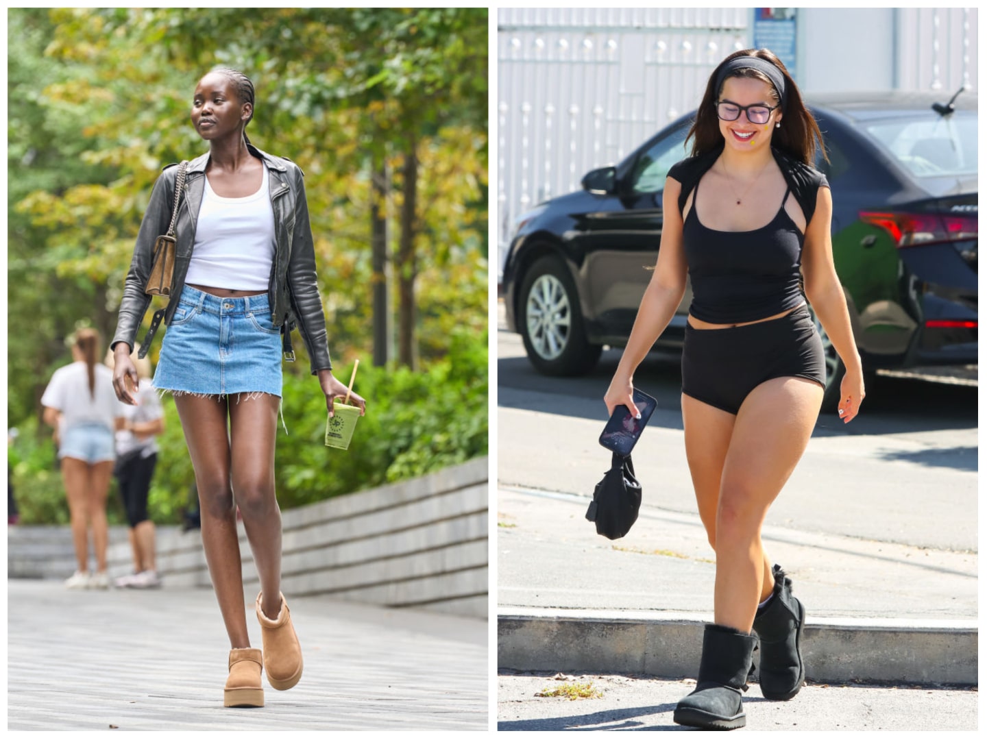 Model Adut Akech and influencer Addison Rae are also fans of Ugg boots. 