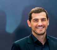 Iker Casillas attends 'Colgar Las Alas' photocall at Movistar Studios on November 18, 2020 in Madrid, Spain.