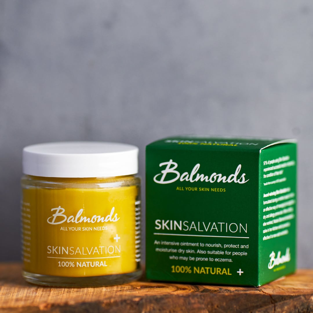 Skin Salvation is a multi-purpose balm that's one of the most popular Balmonds products.