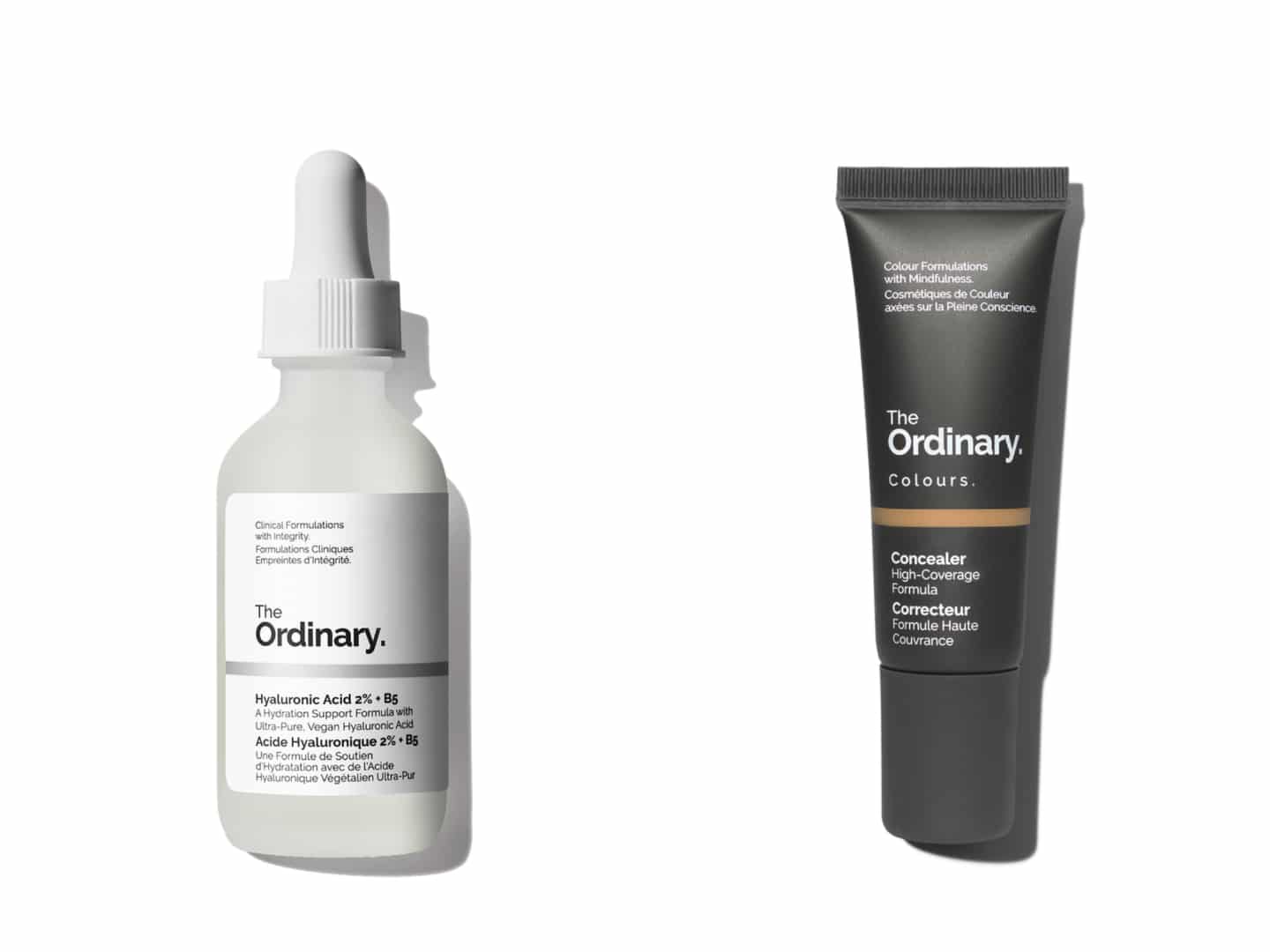 Fans of the brand can get discounts on The Ordinary Hyaluronic Acid 2% + B5 and Concealer.
