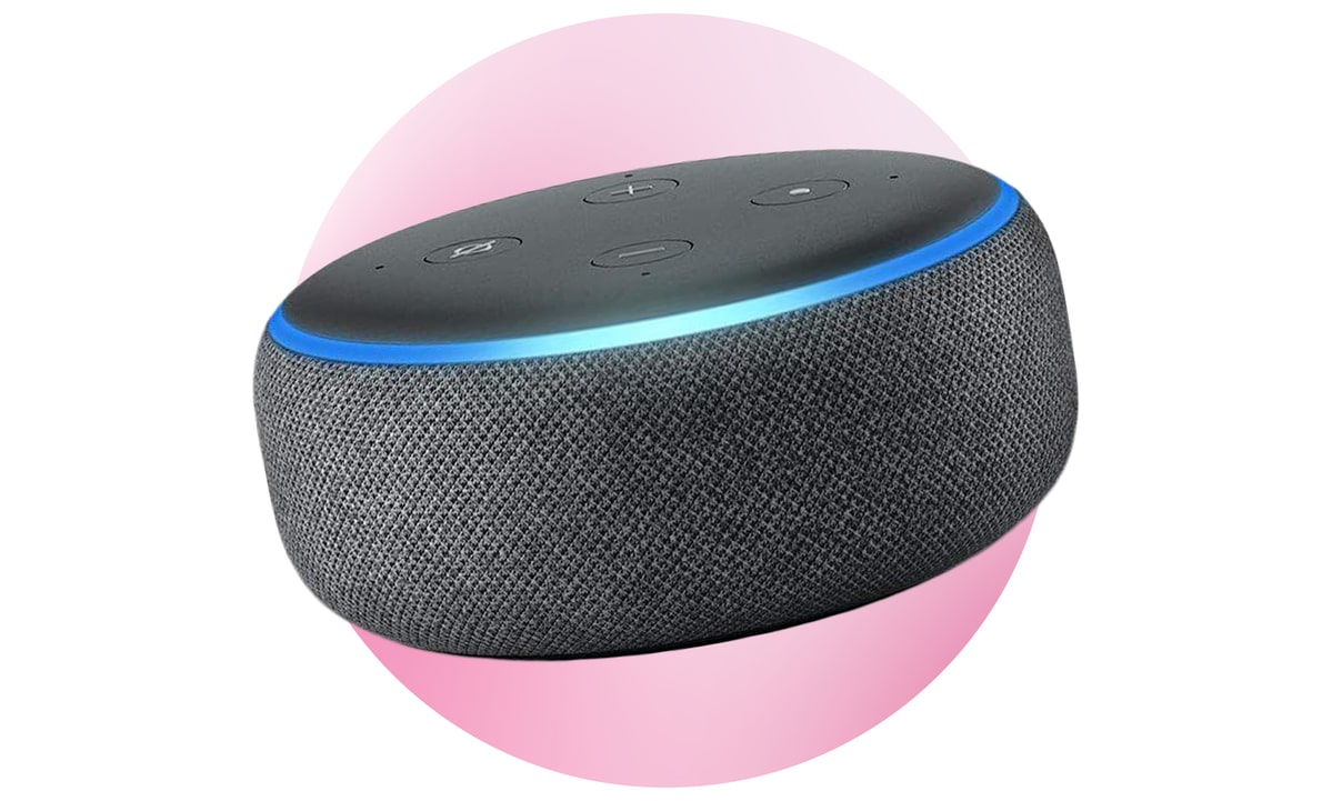 The Amazon Echo Dot 3rd gen.