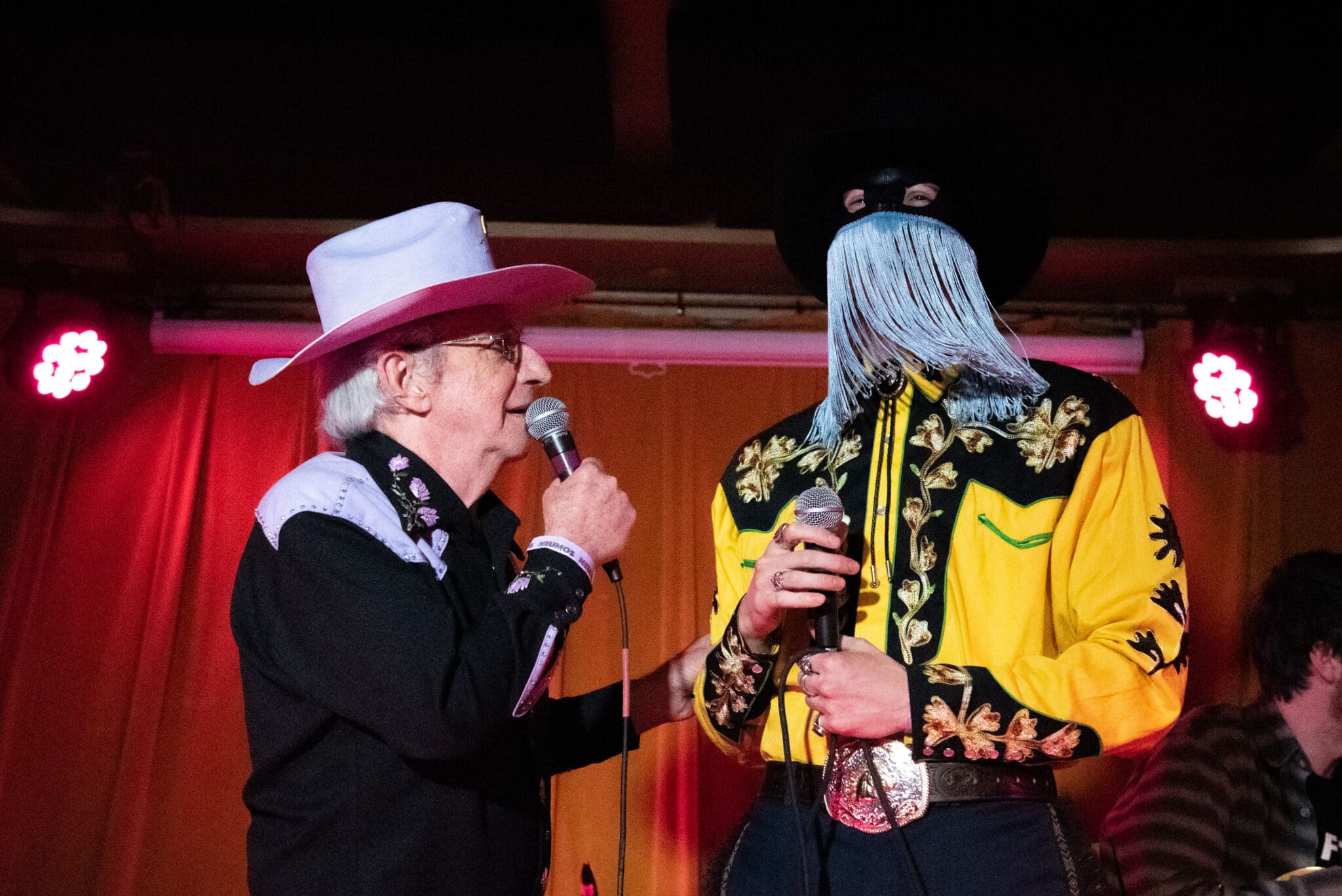 Patrick Haggerty performs with Orville Peck. 