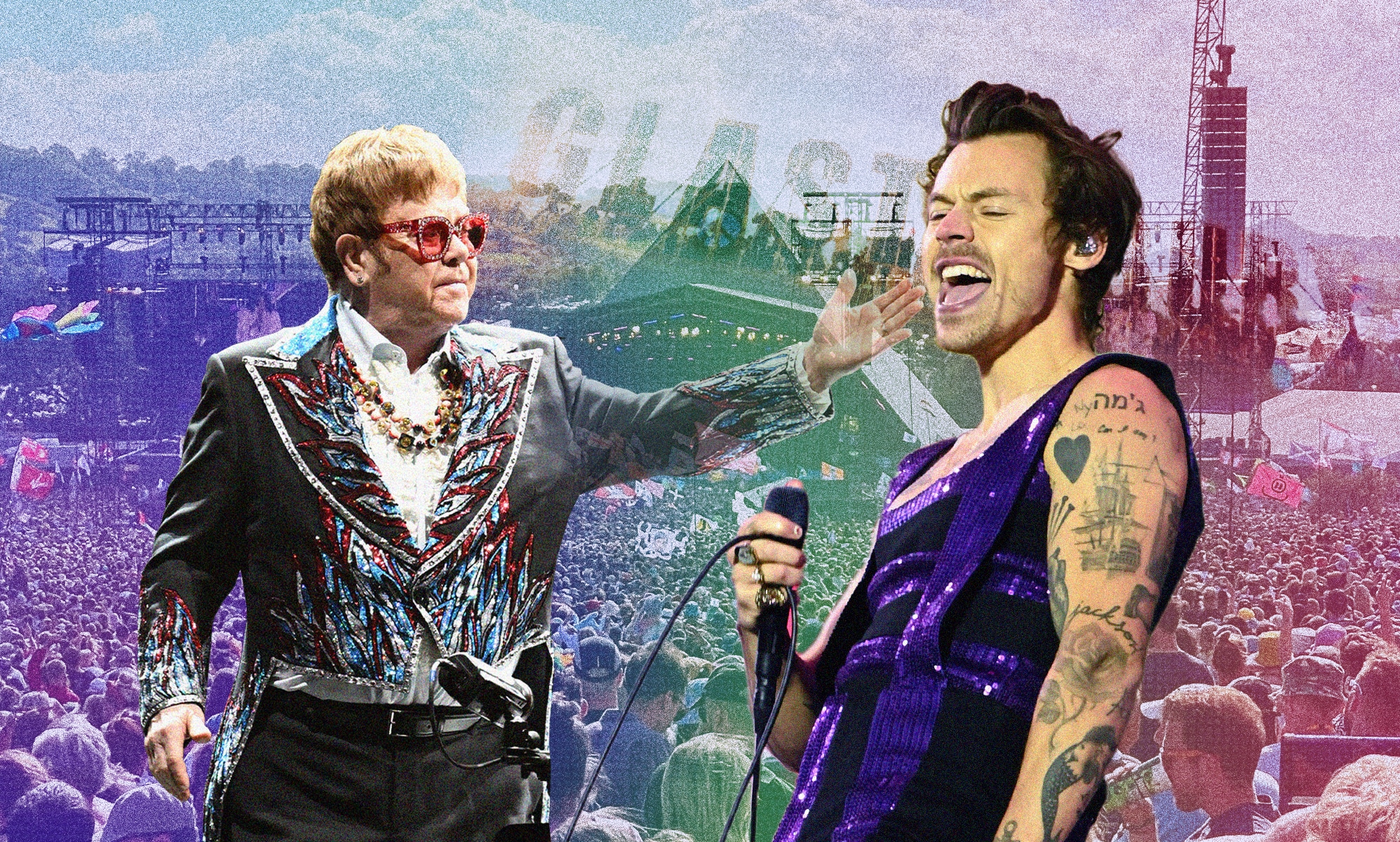 Glastonbury 2023 headliners Elton John and Harry Styles tipped