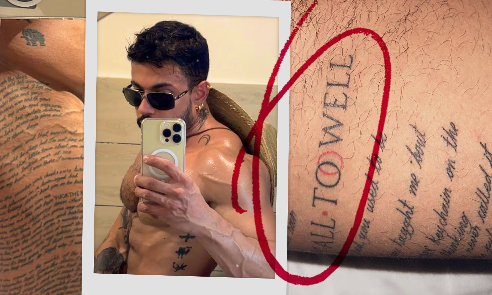 1996px x 1200px - Gay man's tattoo of Taylor Swift's All Too Well lyrics divides internet