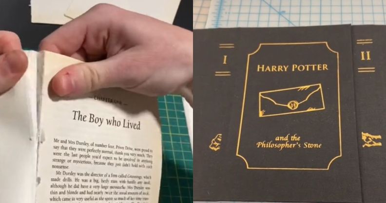 Artist resells Harry Potter books with JK Rowling's name removed