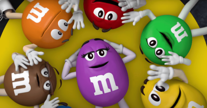Far-right news channel is furious about the new purple M&M