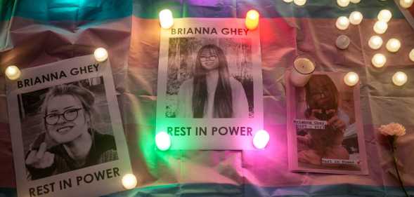 Vigil for Brianna Ghey in Liverpool