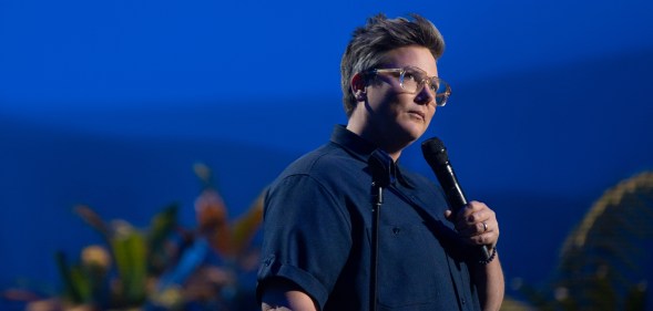 Hannah Gadsby in new Netflix show, Something Special. (Netflix)