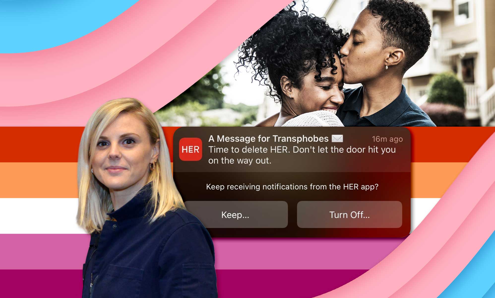 Lesbian Dating App Her Tells Transphobes To Delete Their Accounts