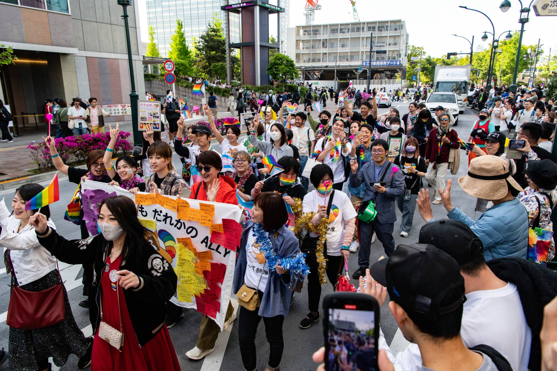 Japan Crying Out For LGBTQ Rights Ahead Of G7 Summit   Japan Tokyo Rainbow Pride Parade Lgbtq Queer Rights Group March 