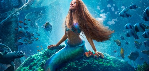 Halle Bailey as Ariel in a poster for Disney's live-action remake of The Little Mermaid. (Disney)