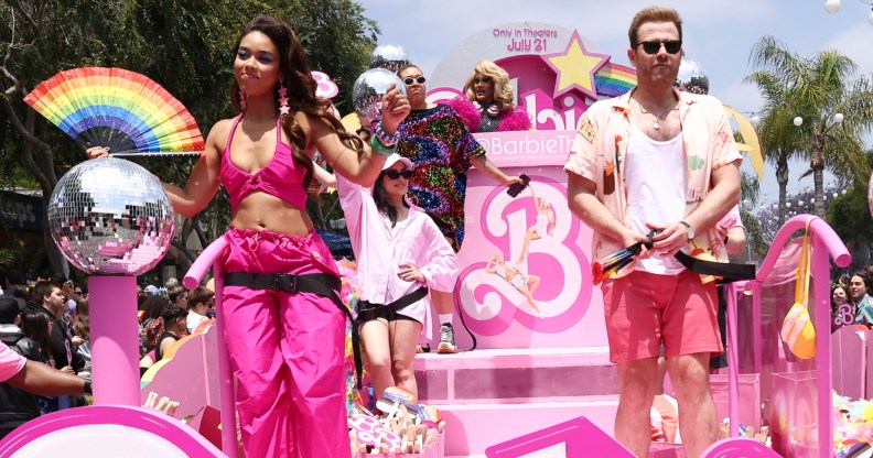 LGBTQ+ Barbie actors brought the camp to WeHo's Pride parade
