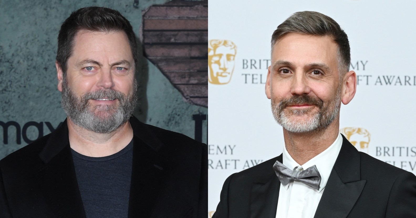 Nick Offerman L And The Last Of Us Director Peter Hoar R. Getty