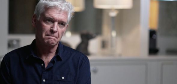 Phillip Schofield gets emotional in an interview with The BBC following a scandal about an affair he had with a younger male colleague on This Morning.