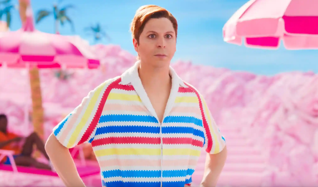 Michael Cera's Allan is the gay-coded doll in the Barbie toy box