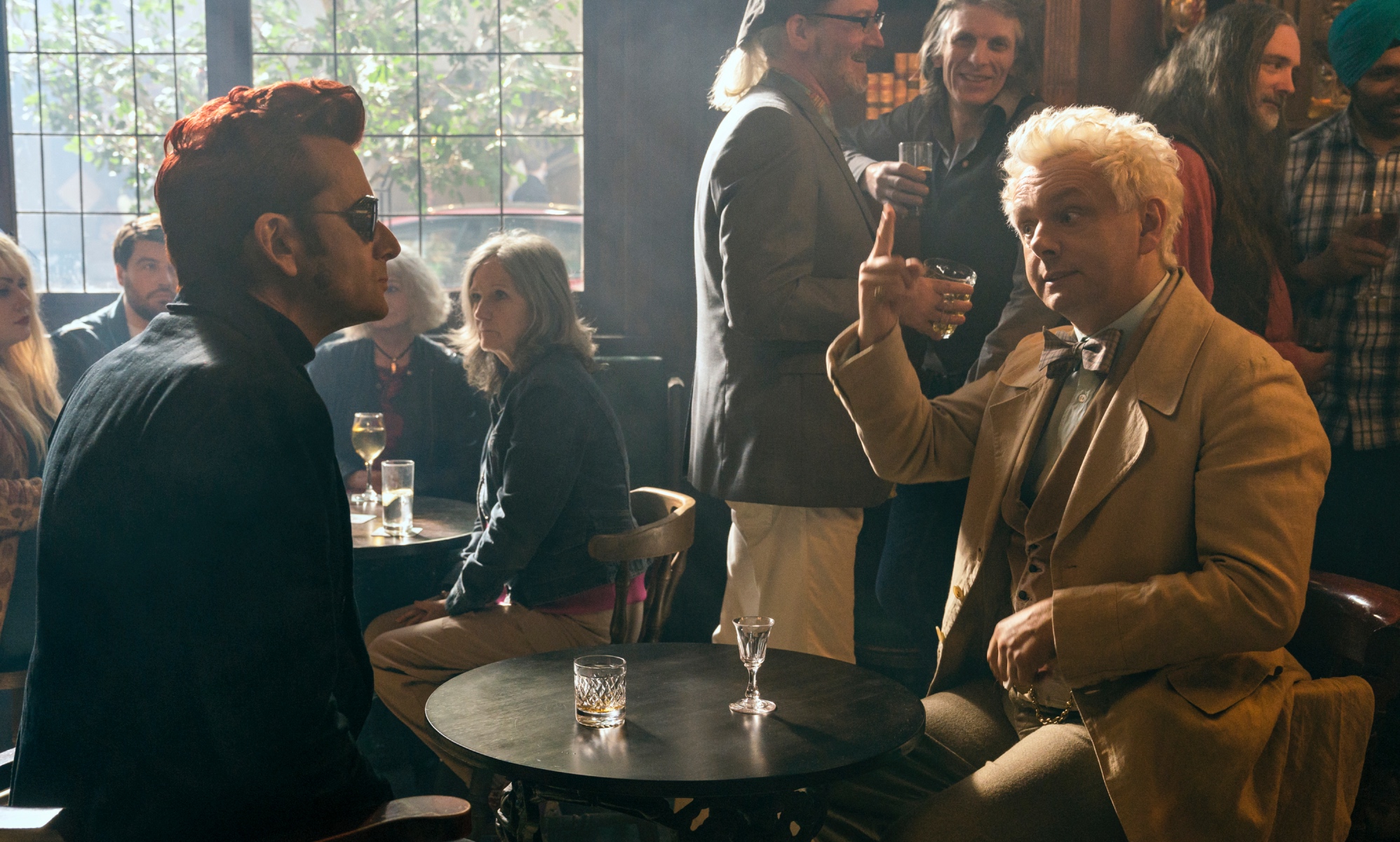 Good Omens Michael Sheen Teases Romance In Season Two 8798