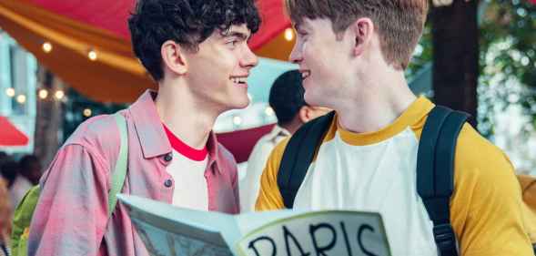 Kit Connor talks queer representation in Heartstopper. (Netflix)